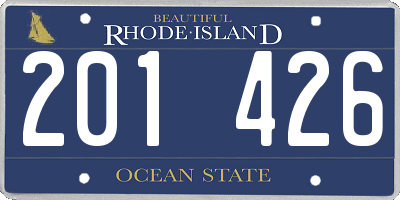 RI license plate 201426