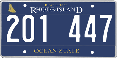 RI license plate 201447