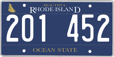 RI license plate 201452