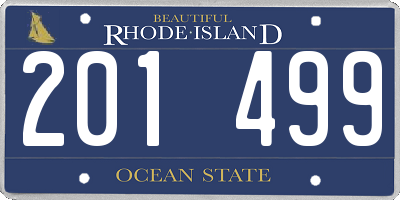 RI license plate 201499
