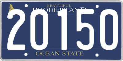 RI license plate 20150