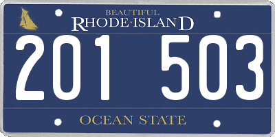 RI license plate 201503
