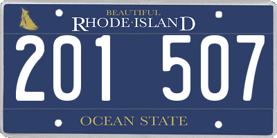 RI license plate 201507