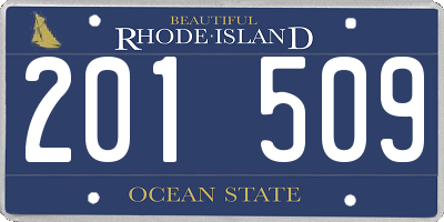 RI license plate 201509
