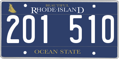 RI license plate 201510