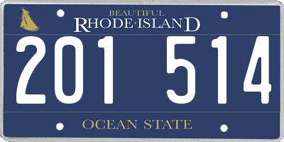 RI license plate 201514