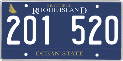 RI license plate 201520