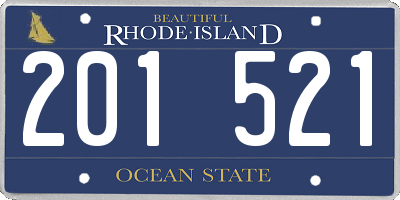 RI license plate 201521