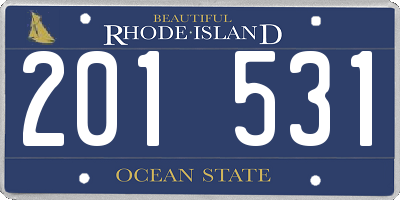 RI license plate 201531