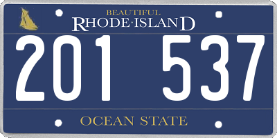 RI license plate 201537