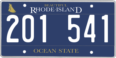 RI license plate 201541