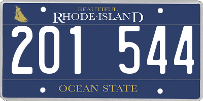 RI license plate 201544