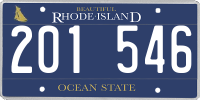 RI license plate 201546
