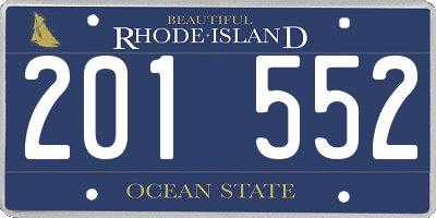 RI license plate 201552