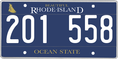 RI license plate 201558