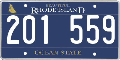 RI license plate 201559