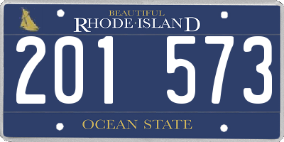 RI license plate 201573