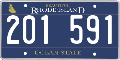 RI license plate 201591