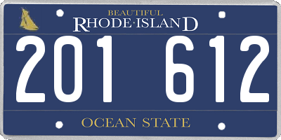 RI license plate 201612
