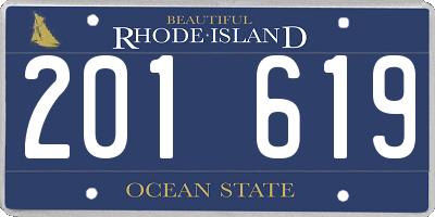 RI license plate 201619