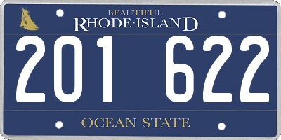 RI license plate 201622