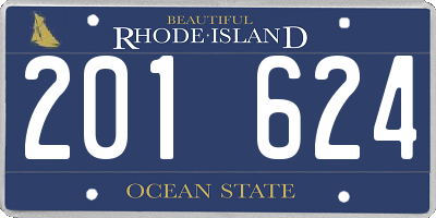 RI license plate 201624