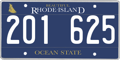RI license plate 201625