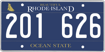 RI license plate 201626