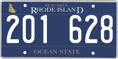 RI license plate 201628