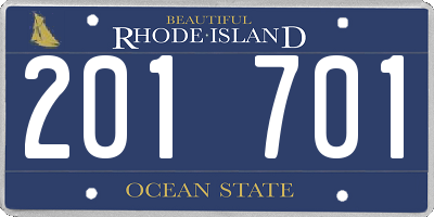 RI license plate 201701