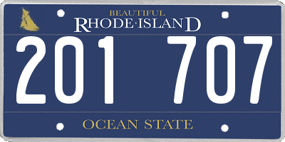 RI license plate 201707