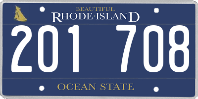 RI license plate 201708