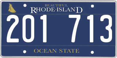 RI license plate 201713