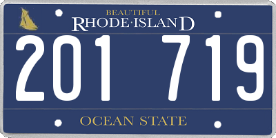 RI license plate 201719