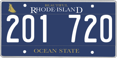 RI license plate 201720