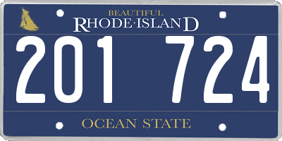 RI license plate 201724