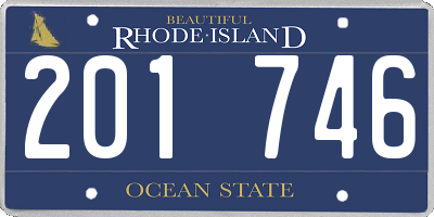RI license plate 201746