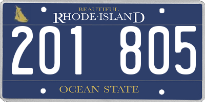 RI license plate 201805