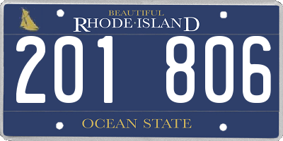 RI license plate 201806