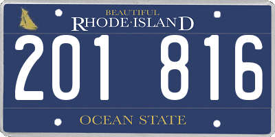 RI license plate 201816