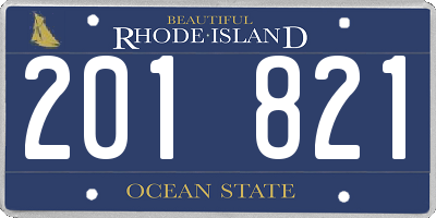 RI license plate 201821