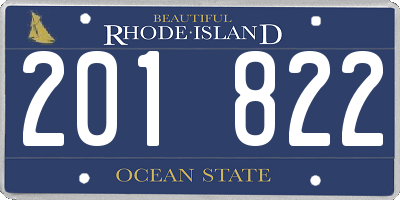 RI license plate 201822