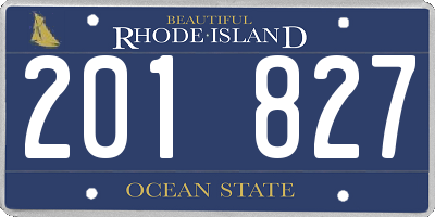RI license plate 201827