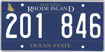 RI license plate 201846