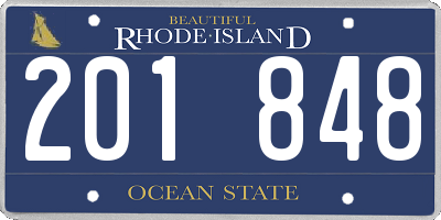 RI license plate 201848