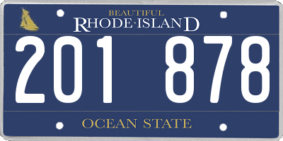 RI license plate 201878