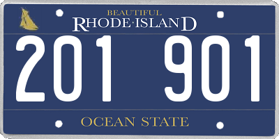 RI license plate 201901