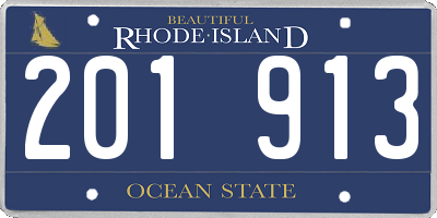 RI license plate 201913