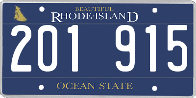 RI license plate 201915