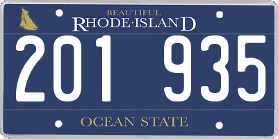 RI license plate 201935